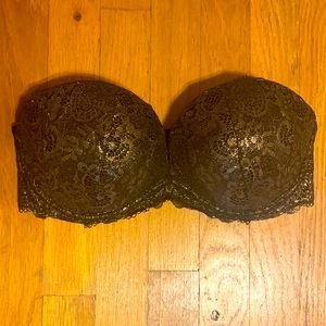 Very Sexy Foiled Laced Strapless Push-up